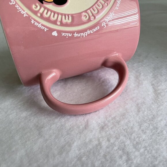 Minnie Mouse Pink Mug Walt Disney Parks Sugar Spice Everything Nice Thailand Cup - Picture 12 of 12